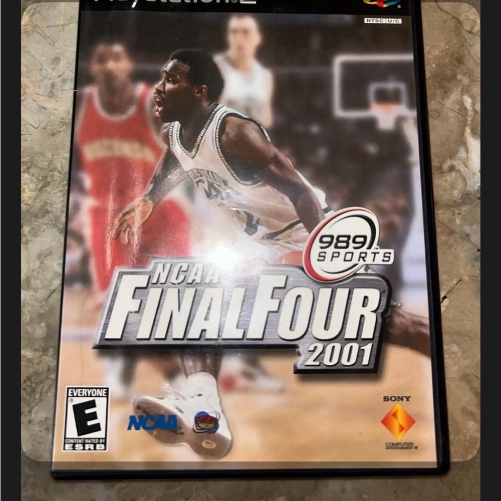 Sony NCAA Final Four 2001 Game - Black and White.